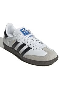 adidas Originals SAMBA OG Unisex sportcipő fehér és fekete klasszikus utcai tornacipő 4