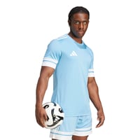 Tricou de fotbal pentru bărbați adidas Squadra 25 cu mânecă scurtă - Bleu/Alb, mărimea L 6