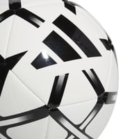 Futbalová lopta adidas Starlancer Club – biela/čierna, veľkosť 5, unisex lopta na voľný čas 5