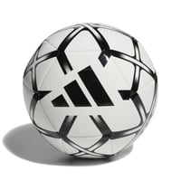 Futbalová lopta adidas Starlancer Club – biela/čierna, veľkosť 5, unisex lopta na voľný čas 1