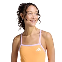 Adidas ženski jednodijelni kupaći kostim Thin Straps V-Back - veličina 42, Pure Tangerine/Bliss Lilac 5