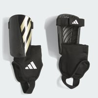 Juniorské chrániče holení adidas TIRO - čierna/zlatá metalická/biela, veľkosť M, futbalové chrániče holení pre deti 4