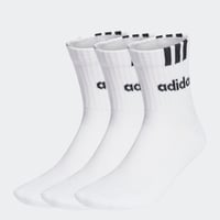 Șosete unisex adidas 3-Stripes Linear Half-Crew, cu amortizare, 3 perechi 1