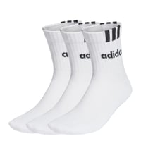 Șosete unisex adidas 3-Stripes Linear Half-Crew, cu amortizare, 3 perechi 3