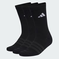Șosete unisex adidas Cushioned Sportswear Crew, 3 perechi, negru/alb, mărimea 45-48 1