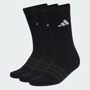 adidas Unisex Cushioned Sportswear Crew Zokni 3 Pár, Fekete/Fehér, 45-48-as Méret