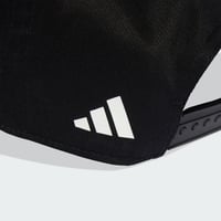 Șapcă de baseball unisex adidas Linear - Negru/Alb, mărime L-XL - Șapcă de baseball reglabilă tip snapback pentru bărbați și femei 4