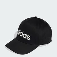 Șapcă de baseball unisex adidas Linear - Negru/Alb, mărime L-XL - Șapcă de baseball reglabilă tip snapback pentru bărbați și femei 5