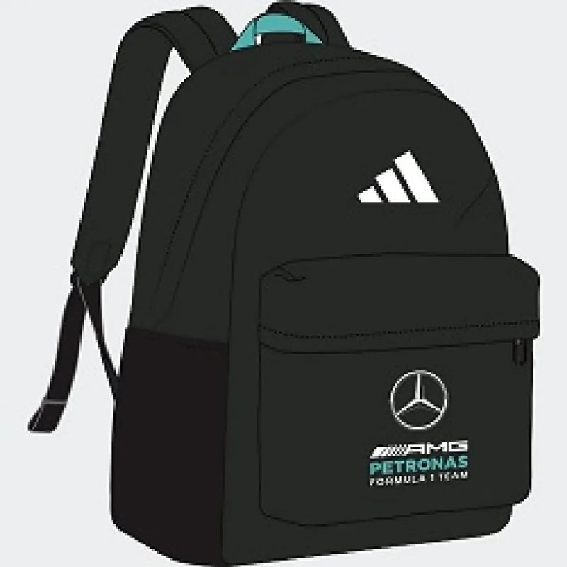 Unisex batoh adidas Mercedes AMG Petronas Formula 1 DNA – čierna farba, univerzálna veľkosť