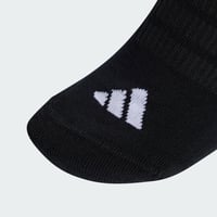 Unisex polstrované ponožky adidas Essentials Low Cut, 3 páry, čierne/biele, veľkosť 40-42 4