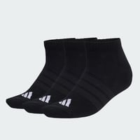 Unisex polstrované ponožky adidas Essentials Low Cut, 3 páry, čierne/biele, veľkosť 40-42 3