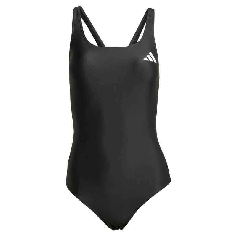 Dámske jednodielne plavky adidas V-Back – čierne, veľkosť 34