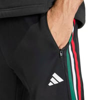Pantaloni sport bărbătești tricotat adidas Workout Essentials All-Set 3-Stripes - Negru/Verde închis/Alb/Roșu - Mărimea M 4