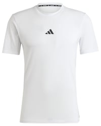 Pánske tričko adidas Workout Logo Tee – biele/čierne, veľkosť M 1