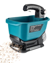 Ručný rozmetávač hnojiva Adisipsoarin pre batérie Makita 18V – Na trávne osivo, hnojivo, kamennú soľ a posypovú soľ (bez batérie) 1