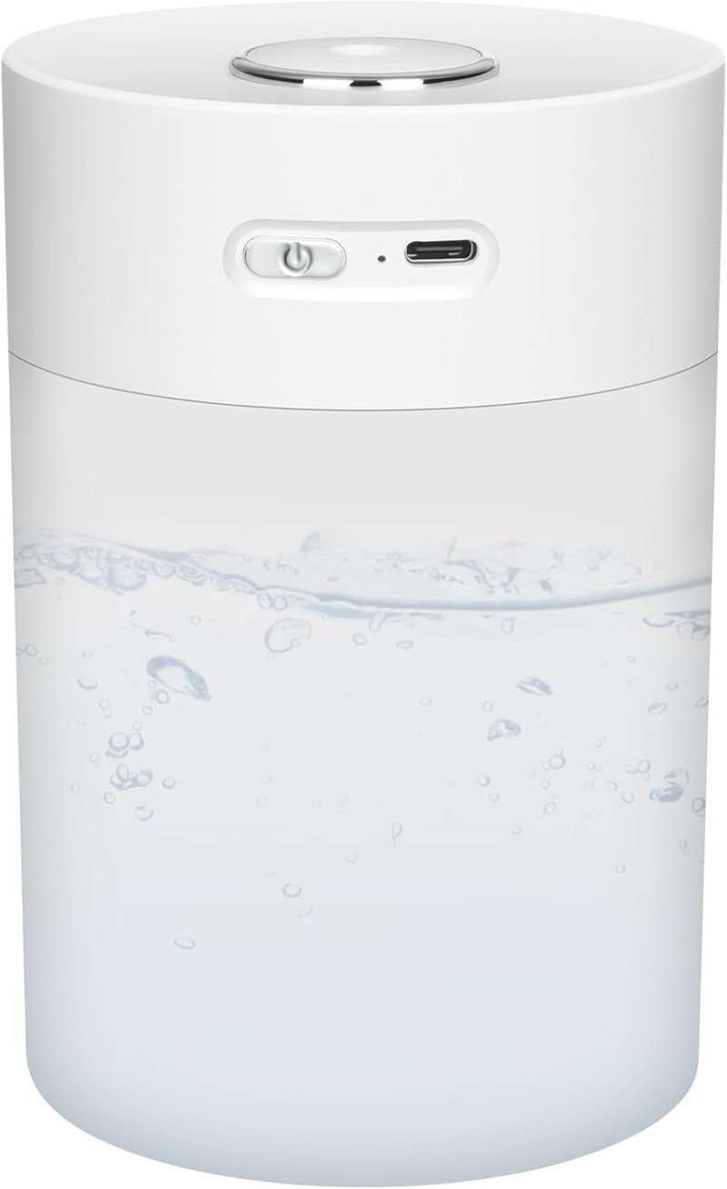 Adiwo 600ML hűtő párásító, csendes 30dB, éjszakai fény, 18 órás üzemidő, otthonhoz