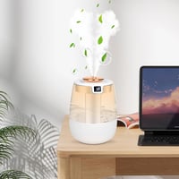 Mini zvlhčovač vzduchu Adiwo 1,8 l s UV sterilizáciou, nočným svetlom, ukazovateľom vlhkosti, USB, tichý, biely, do detskej izby a spálne 2