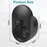 Adiwo držiak na nabíjací kábel pre wallbox, nástenný držiak typu 2 pre nabíjacie stanice EV, úložný priestor na kábel a nabíjačku, čierny 2