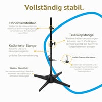 Adjustoform Krojačka lutka s 8 podesivih dijelova, veličina EU 38-46, mala veličina, najlonski materijal boje maka 5