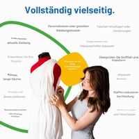 Adjustoform Krojačka lutka s 8 podesivih dijelova, veličina EU 38-46, mala veličina, najlonski materijal boje maka 4