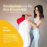 Adjustoform Krojačka lutka s 8 podesivih dijelova, veličina EU 38-46, mala veličina, najlonski materijal boje maka 6