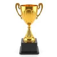 Mini Trofeu de Aur ADLABLD pentru Copii, Cupă Mini cu Bază Pătrată din ABS, pentru Zile de Naștere, Competiții Sportive și Evenimente Școlare, Premii Cadou 1