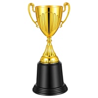 ADLABLD Mini trofej pre deti, zlatý pohár s okrúhlym podstavcom z ABS, na narodeniny, športové súťaže a školské podujatia, darčekové ceny 1