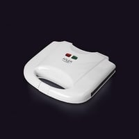 ADLER 700W Gofrisütő 2 Négyzet Alakú Gofrihoz Kompakt Fekete-Ezüst 7