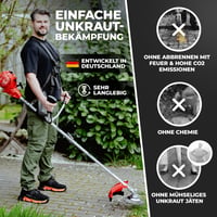 Adler Focus Light žičana četka za uklanjanje korova za trimer 2025 - 25,4 mm rupa s adapterom od 20 mm, uklanjanje korova 5