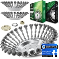 Adler Focus Light žičana četka za uklanjanje korova za trimer 2025 - 25,4 mm rupa s adapterom od 20 mm, uklanjanje korova 8