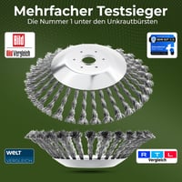 Adler Focus Light žičana četka za uklanjanje korova za trimer 2025 - 25,4 mm rupa s adapterom od 20 mm, uklanjanje korova 2