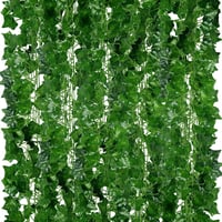 ADORAMOUR Set ghirlande cu iederă artificială, 48 bucăți, 210 cm, decor perete verde, interior-exterior 1