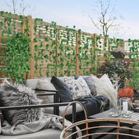 ADORAMOUR Set ghirlande cu iederă artificială, 48 bucăți, 210 cm, decor perete verde, interior-exterior 4
