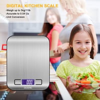ADORIC Digitális Konyhai Mérleg 5kg Precíziós Elektronikus Mérleg LCD Kijelzővel 5