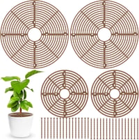 Adorila 4 db virágcserép takaró kerek bonsai védelem kert lakás 1