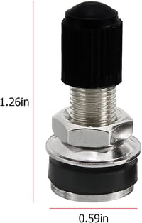 Adunsiaoto univerzális gumiabroncs szelep autóhoz és motorkerékpárhoz, tubeless - 4 db 2