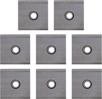 Adunsiaoto 8 darabos lakóautó napellenző horog szett, csővezetékhez, szürke-fehér, 5-8 mm 3