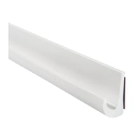 Samolepiace tesniace gumové tesnenie Adunsiaoto v tvare J, PVC – biele 1