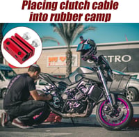 Adunsiaoto Motorkerékpár Kábel Kenőanyag Piros Kettős Kenő Szerszám 6