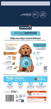 Advance Medium Puppy suha hrana za štence srednjih pasmina s piletinom - 12 kg 3
