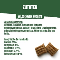 AdVENTuROS Nuggets poslastica za pse s divljom svinjom, pakiranje 6 x 90 g 7