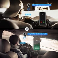 SOAIY S61 Autós Bluetooth Kihangosító - Napellenzőre, Hangvezérléssel 4