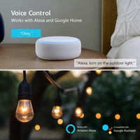 UCOMEN Kültéri WiFi Okos Konnektor - Vízálló, 16A, Alexa és Google Home Kompatibilis 5