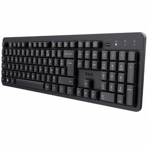 Tastatură wireless Trust ODY II cu layout francez AZERTY, neagră, taste silențioase — lipsește receptorul USB (stare: vezi imaginea 2)