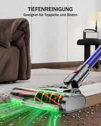 AOLOKO X15 Vezeték Nélküli Porszívó 50000Pa/580W, 70 Perces Üzemidő, 1,8L Portartály, HEPA Szűrő, LED Világítás, Fali Töltőállomás 4