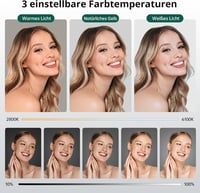 ATUMTEK 10 hüvelykes LED körfény állvánnyal és telefontartóval, Bluetooth távirányítóval, TikTok és YouTube videókhoz 4