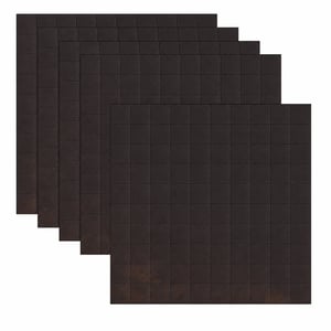 Thboxes 500 ks samolepiacich magnetických štítkov 10x10 mm na školské, kancelárske a hobby účely - neúplné balenie (množstvo: pozri 2. obrázok)