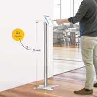 Beelta BSF302T iPad Állvány - 120° Forgatható Tablet Tartó 10.2" iPad 7/8/9 Modellekhez, Alumínium Rúd, Fém Talp, Lopásgátló Zár

AI: I've c 3