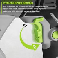 WORKPRO SDS-Plus 1050W Fúrókalapács 3 Joule, Állítható Sebesség, 360° Forgatható Fogantyú, Betonhoz 26mm, Tartozékokkal és Hordtáskával 8
