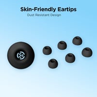 1MORE AirFree Buds Bluetooth 5.3 Vezeték Nélküli Fülhallgató, 44 Órás Üzemidő, EQ, Zajszűrés, Fekete 7